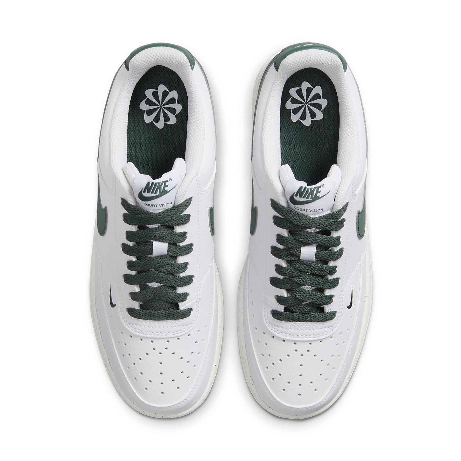 (WMNS) Nike Court Vision Low Next Nature 'White Vintage Green' FV9952-101