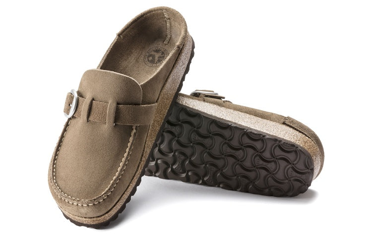 (WMNS) Birkenstock Buckley Suede Leather Narrow Fit 'Gray Taupe' 1019490
