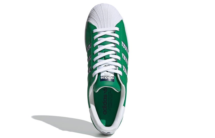 adidas originals Superstar 'Green White' FW9209