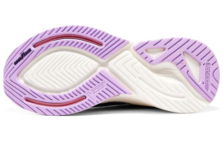 (WMNS) Skechers Go Walk Distance Walker 'Black Lavender' 125130-BKLV