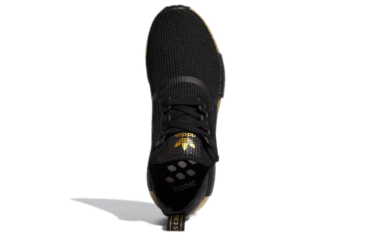 adidas NMD_R1 STLT Primeknit 'Black Gold Metallic' FW7572