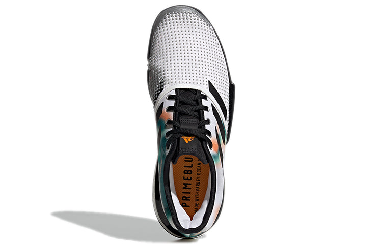 adidas SoleCourt 'White Black Silver Metallic' GX9065