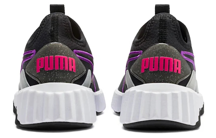 (WMNS) PUMA Defy Sheen 'Black Purple' 192627-01