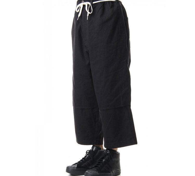 adidas Y-3 Canvas Workwear Cropped Pants 'Black' FP8678