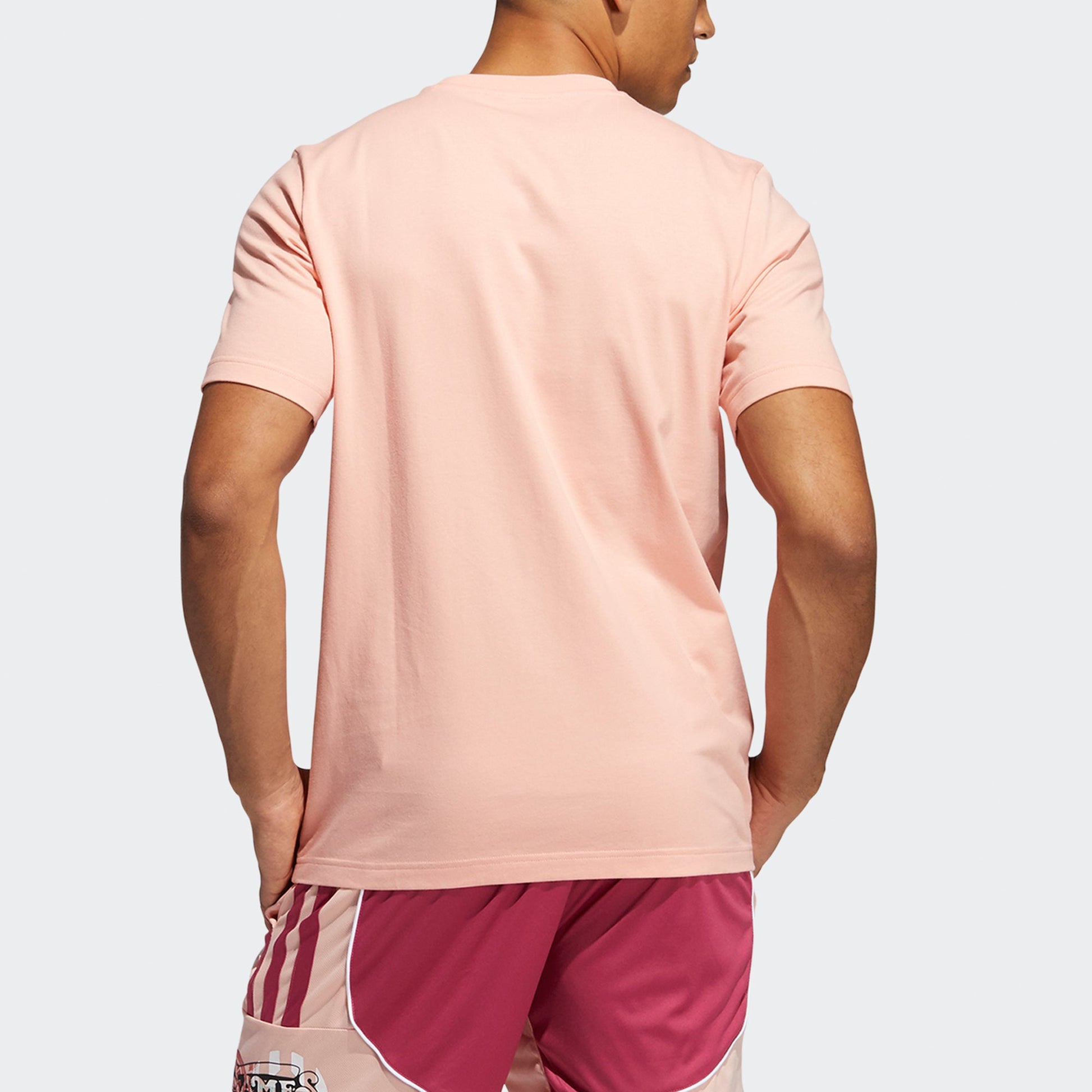 adidas Hdn Avatar Sc Basketball Athleisure Casual Sports Short Sleeve Pink Red GP3430