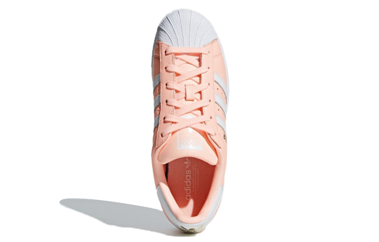 (WMNS) adidas originals Superstar Pink/White B42001