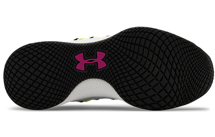 (WMNS) Under Armour Charged Breathe Lace Sports Shoes White 3022584-107