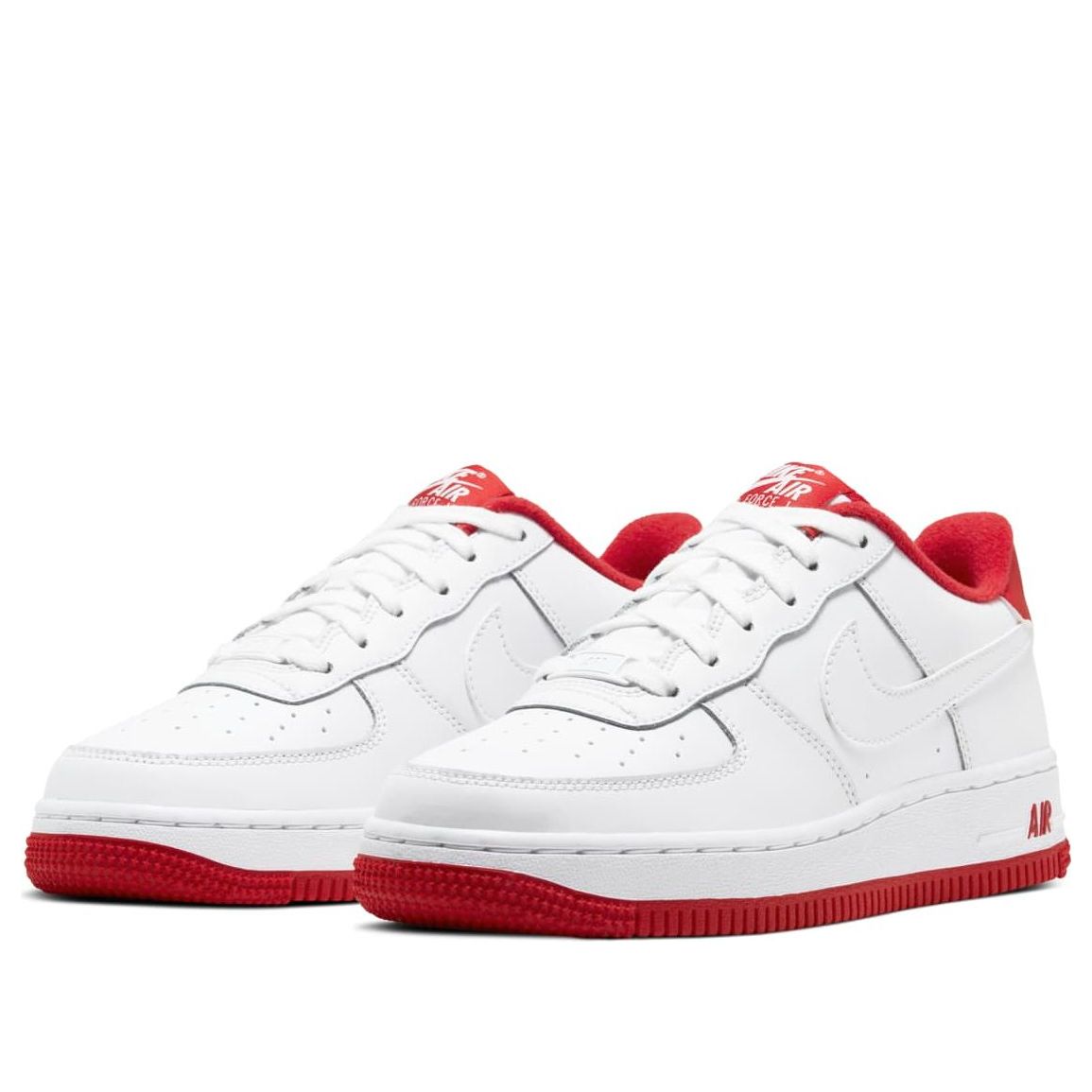 (GS) Nike Air Force 1 'White University Red' CD6915-101