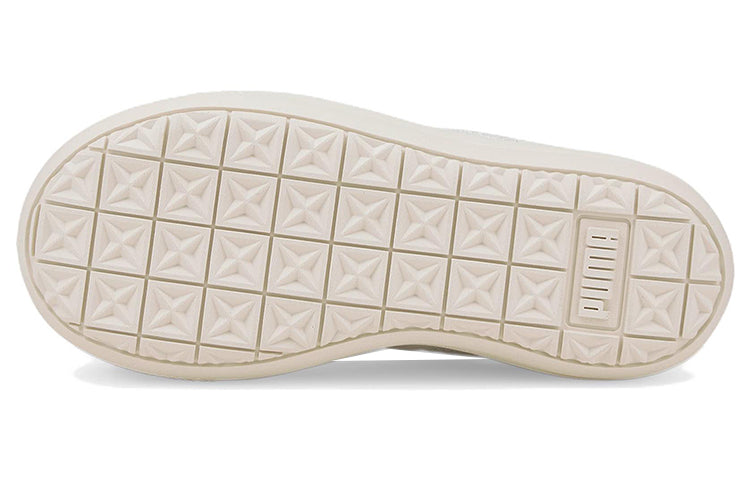 (WMNS) PUMA Suede Mayu Slip-On Canvas 'White Marshmallow' 385595-02