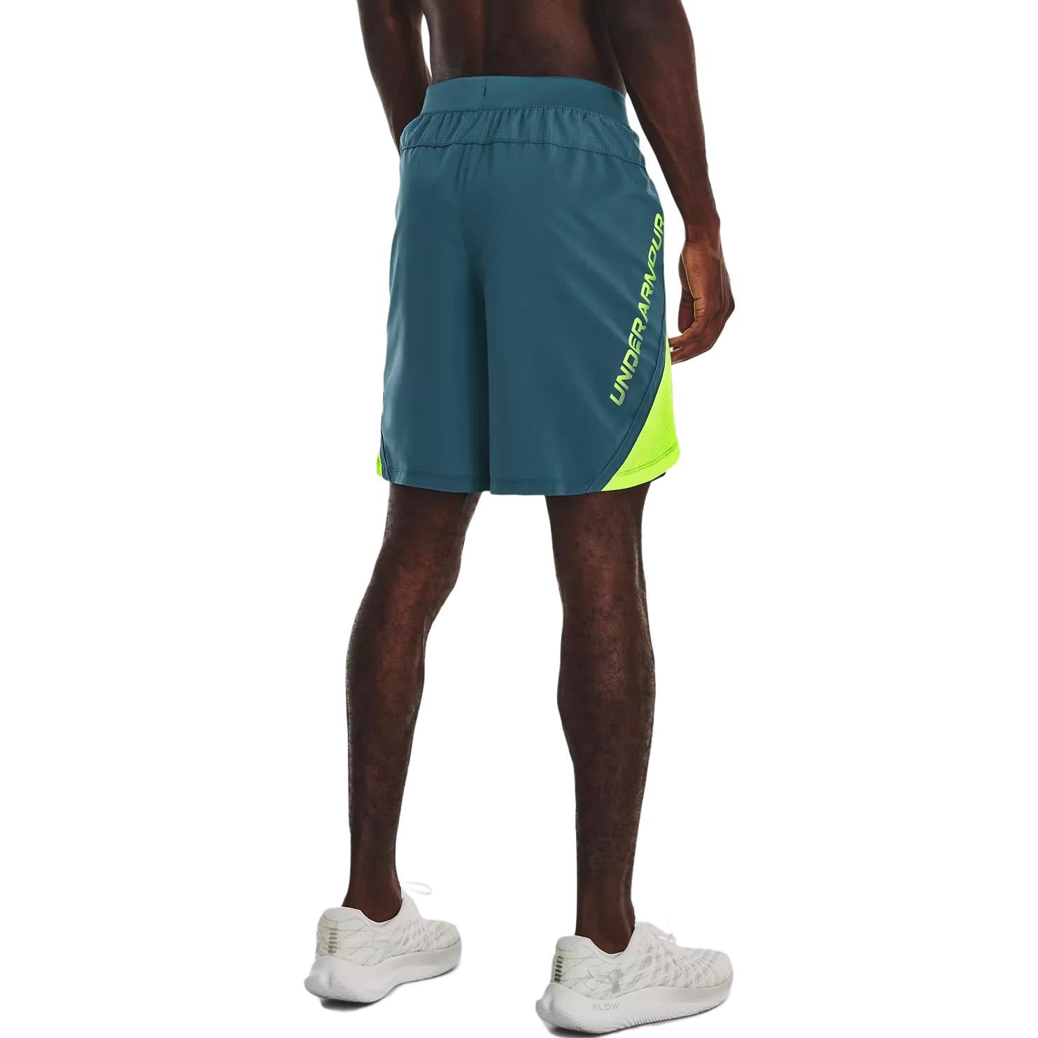 Under Armour Launch 7'' Graphic Shorts 'Green' 1376583-414