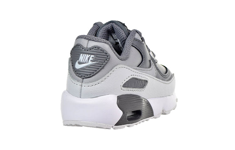 (TD) Nike Air Max 90 Low-Top Running Shoes Grey/White 833416-013