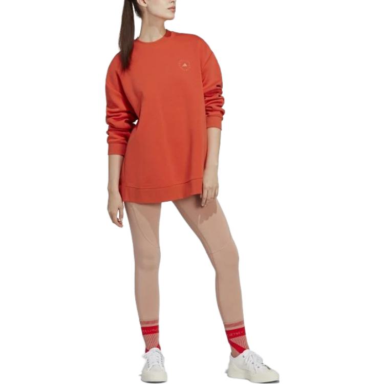 (WMNS) adidas By Stella Mccartney Sweatshirt 'Orange' HR2199