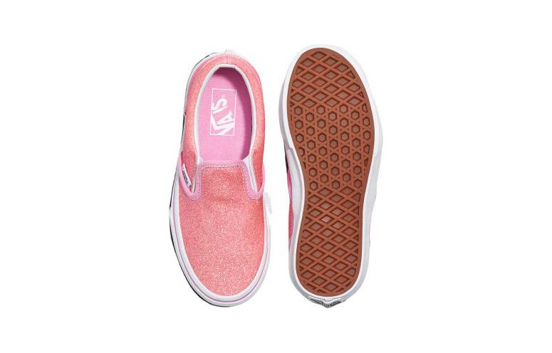 (PS) Vans Classic Slip-On Glitter Shoes 'Pink' VN0005WWPNK