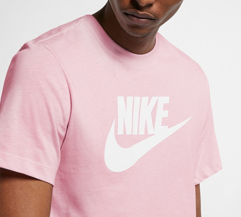 Nike Sportswear Classic Logo Printing Round Neck Short Sleeve Pink Red Pinkred AR5005-663