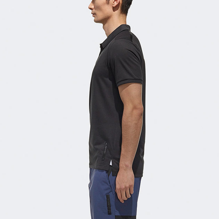 adidas Capsule Sports Outdoor Short Sleeve Polo Shirt Black CV4069