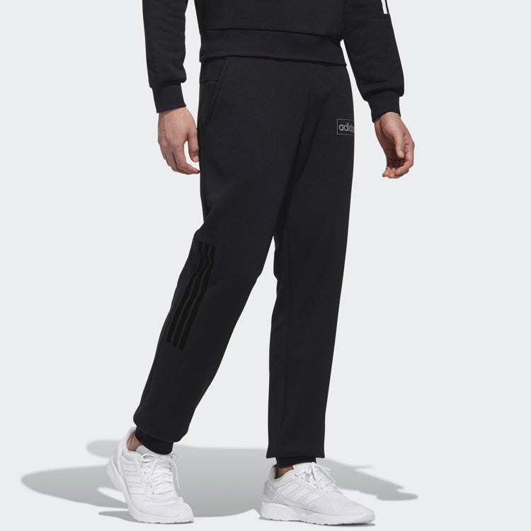adidas neo M Fav Dec Tp z z Knit logo Sports Pants Black GK8773