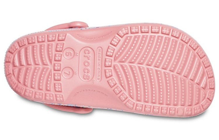 (WMNS) Crocs Classic Clog Liberty London Beach Pink Sandals 206447-9A5