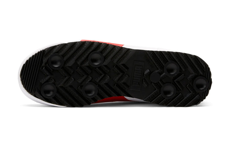 (GS) PUMA Roma Game Running Shoes White/Red 381689-01