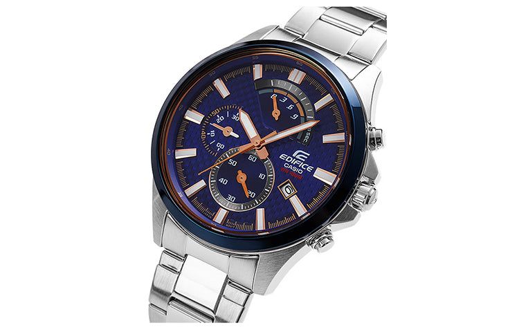 CASIO EDIFICE Series Leisure Fashion Men's Mens Blue Analog EFV-530DB-2AV