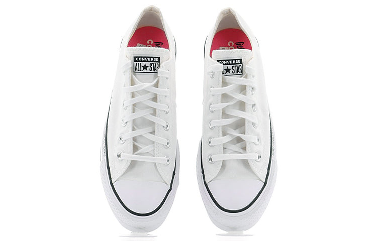 (WMNS) Converse Chuck Taylor All Star Lift Low Top White Sneakers 569263C