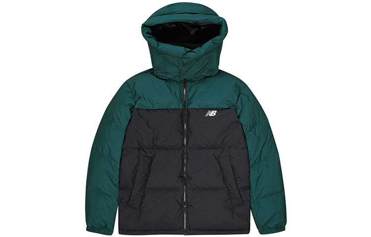 New Balance Classic Reversible Puffer Jacket Asia Sizing 'Black Green' NP943043-GRN