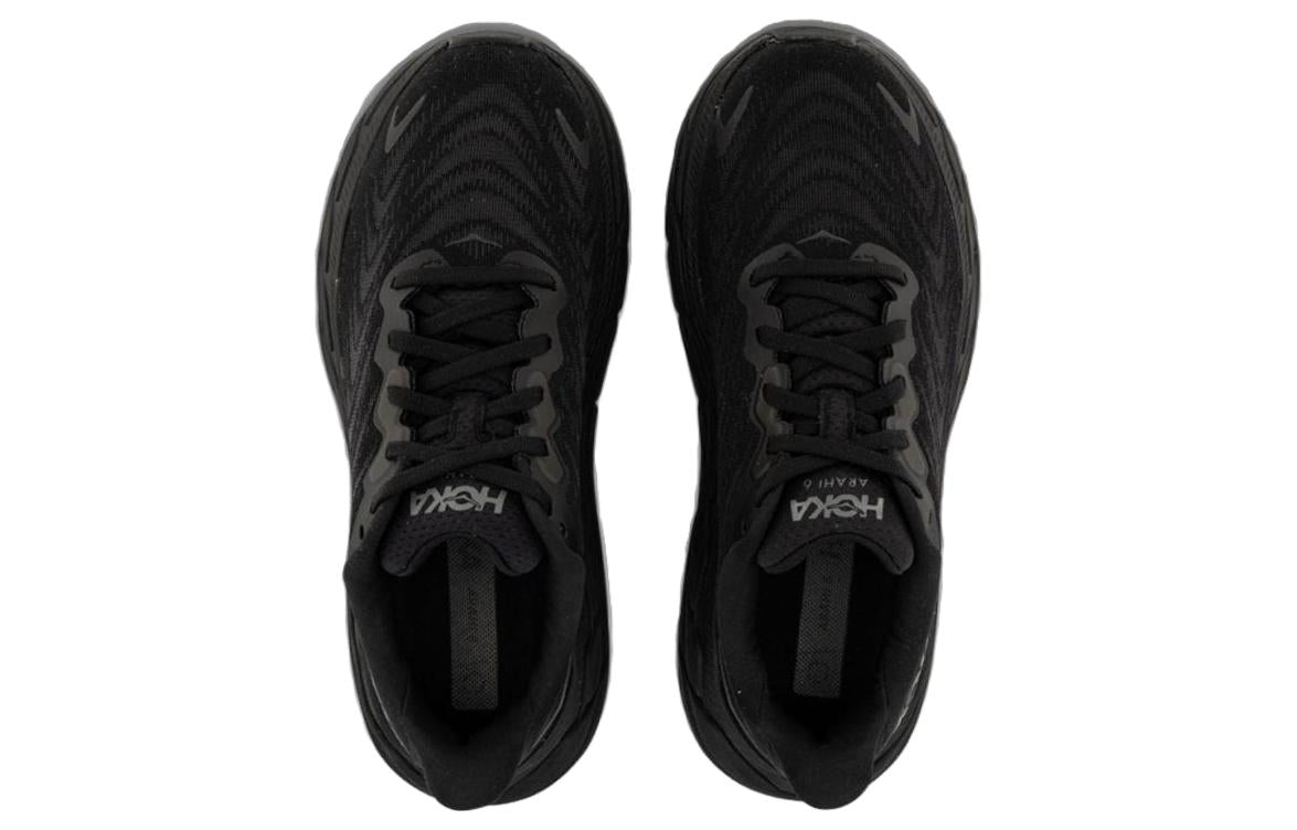 (WMNS) HOKA ONE ONE Arahi 6 Wide 'Black' 1123197-BBLC