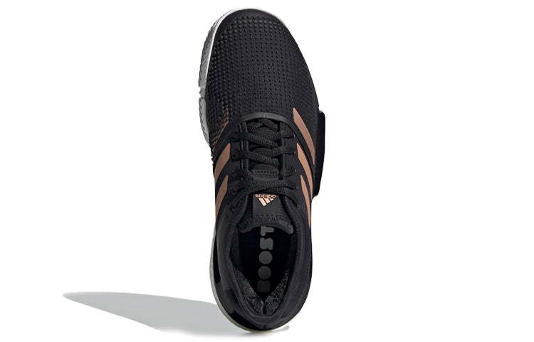 (WMNS) adidas SoleCourt 'Black Copper Metallic' FU8133