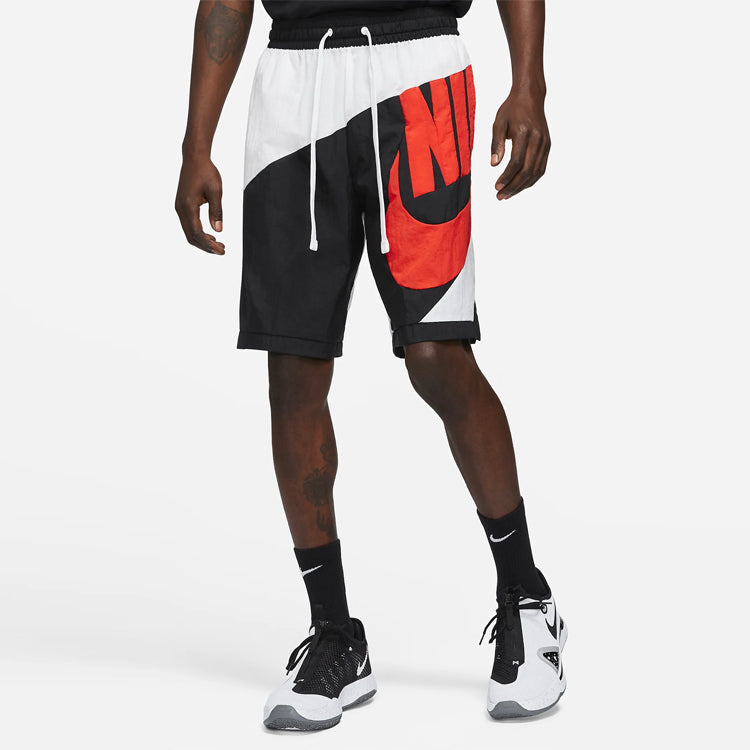 Nike Dri-FIT Throwback Futura Casual Sports Basketball Shorts Black Red Blackred CV1829-100