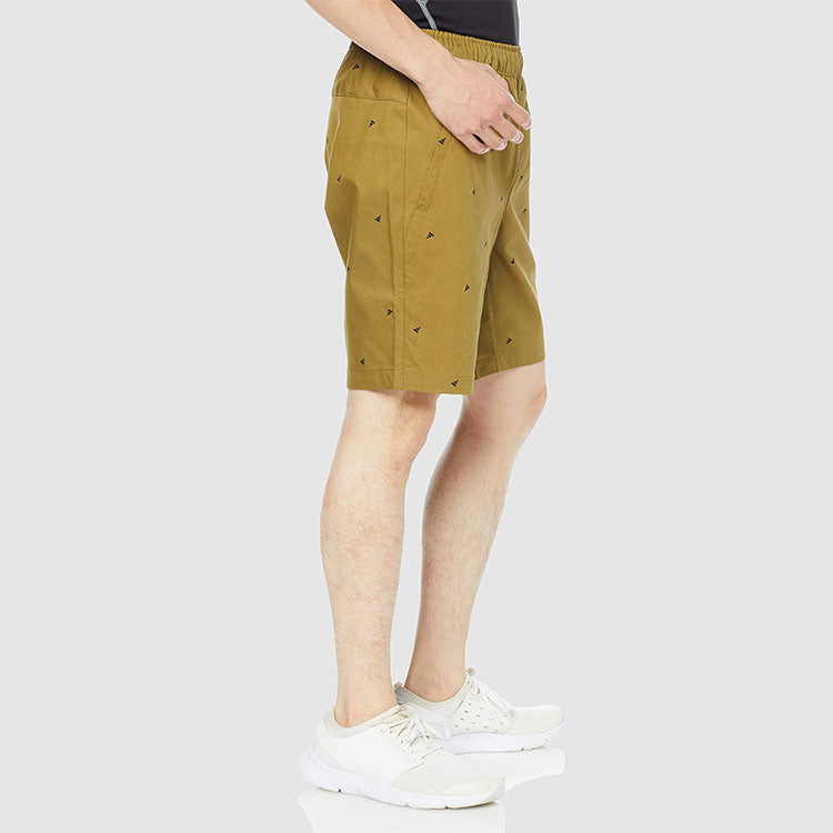 adidas Fi Short Aop Logo Printing Athleisure Casual Sports Shorts Olive Green GP0947