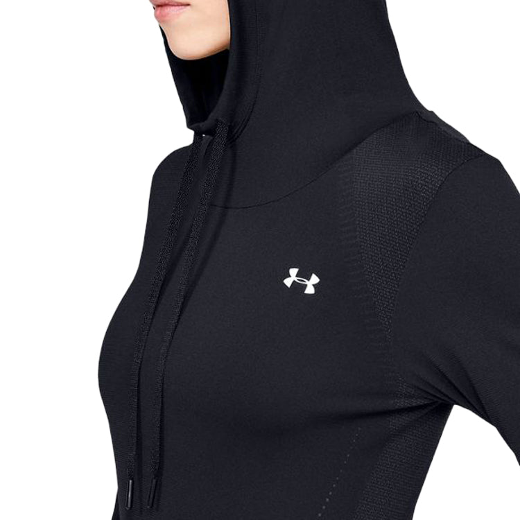 (WMNS) Under Armour Seamless Training Sports Long Sleeves Black 1351647-001