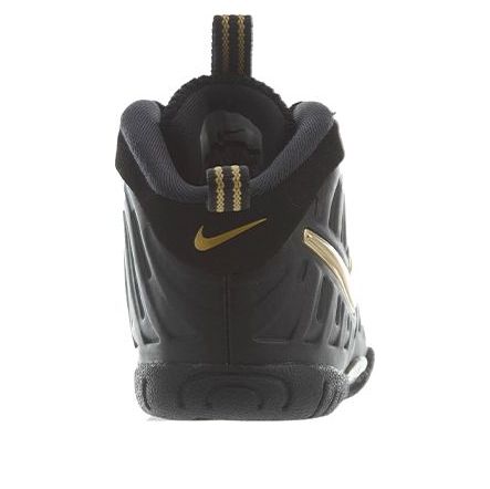 (TD) Nike Little Posite Pro 'Black Metallic Gold' 843769-010