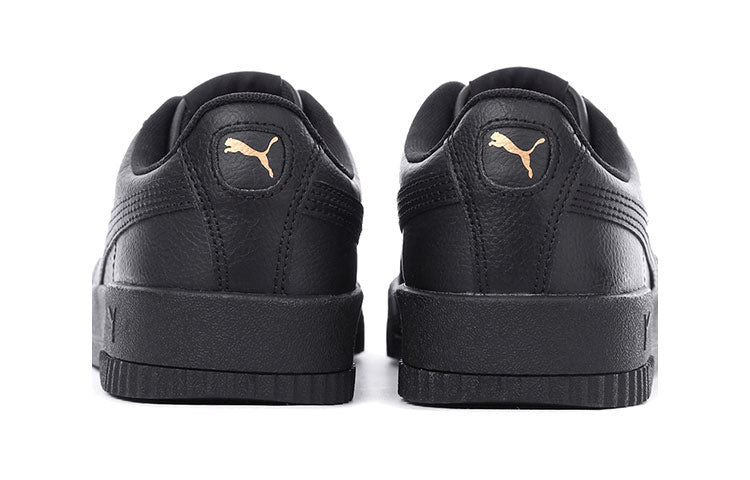 (WMNS) PUMA Carina Leather 'Black Gold' 370325-08