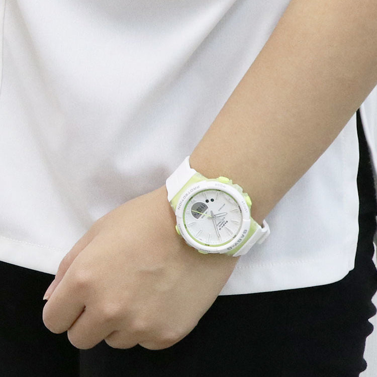 CASIO Baby-G 'White Green' BGS-100-7A2
