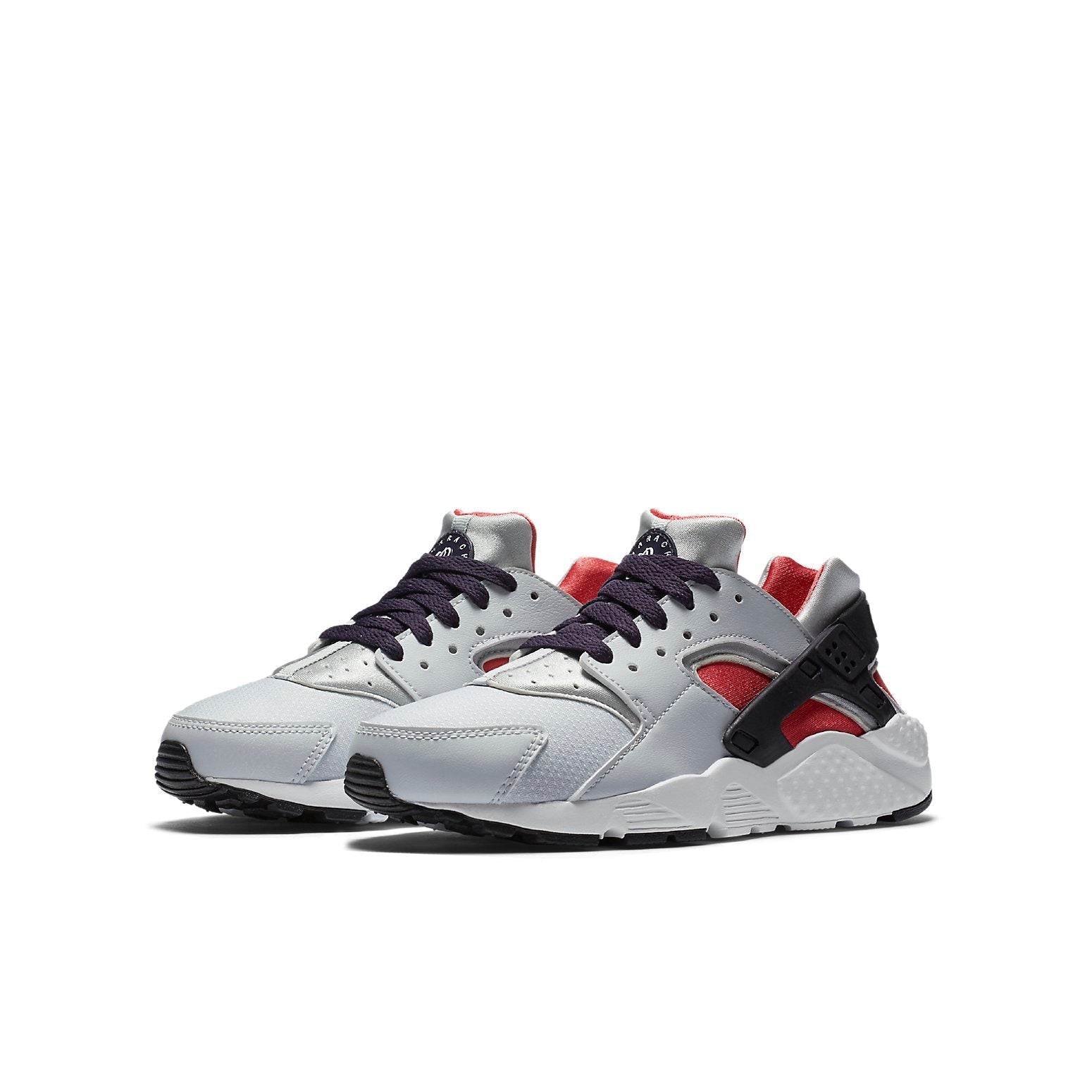 (GS) Nike Huarache White/Red 654280-009