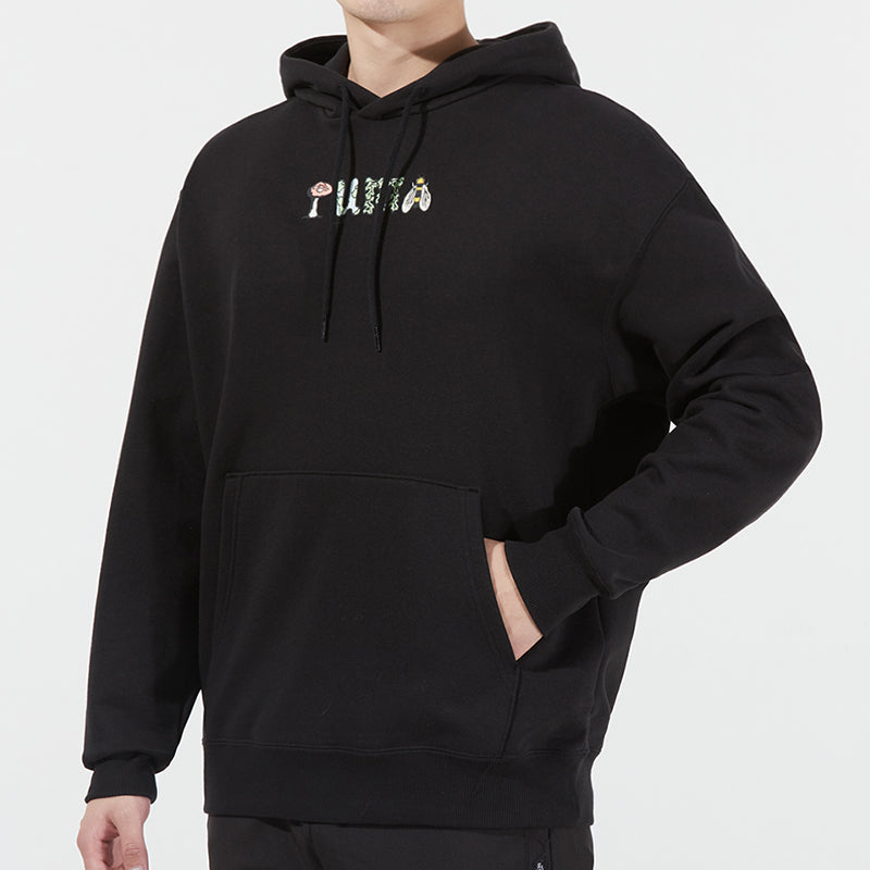PUMA Downtown Funny Logo Printing Sports Black 535412-01