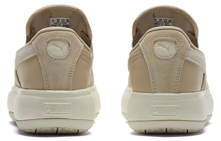 (WMNS) PUMA Suede Mayu Slip-on Sneakers Ivory 383827-02