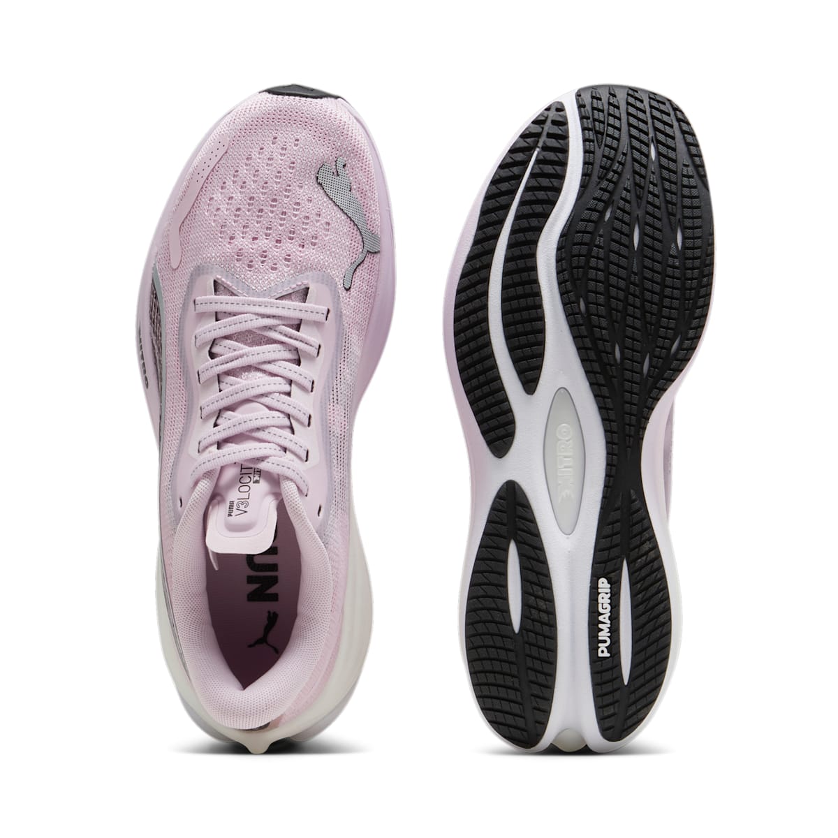 (WMNS) PUMA Velocity Nitro 3 Radiant 'Grape Mist Black' 379610-01