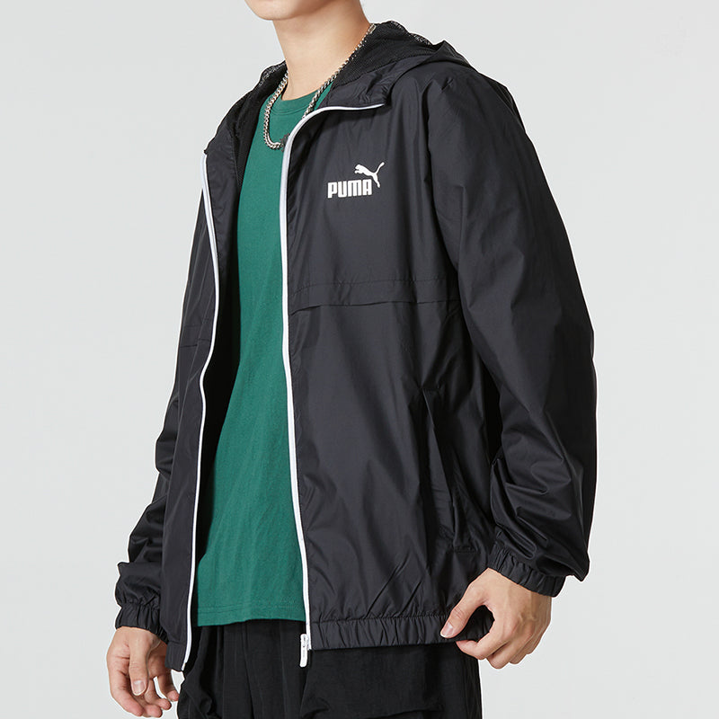 PUMA Ess Solid Windbreaker Logo 'Black' 849462-01