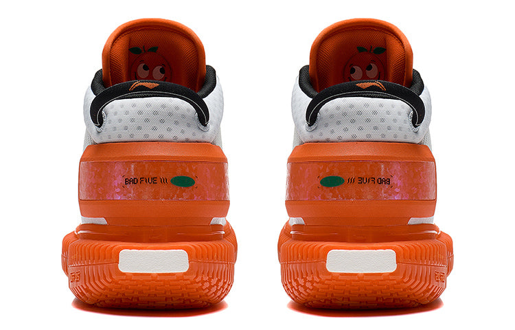 Li-Ning BadFive 3 Ultra Mid 'White Orange' ABFS011-9