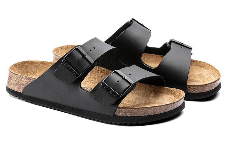 Birkenstock Kyoto Oiled Leather/Suede Leather Narrow Fit 'Black' 1018222