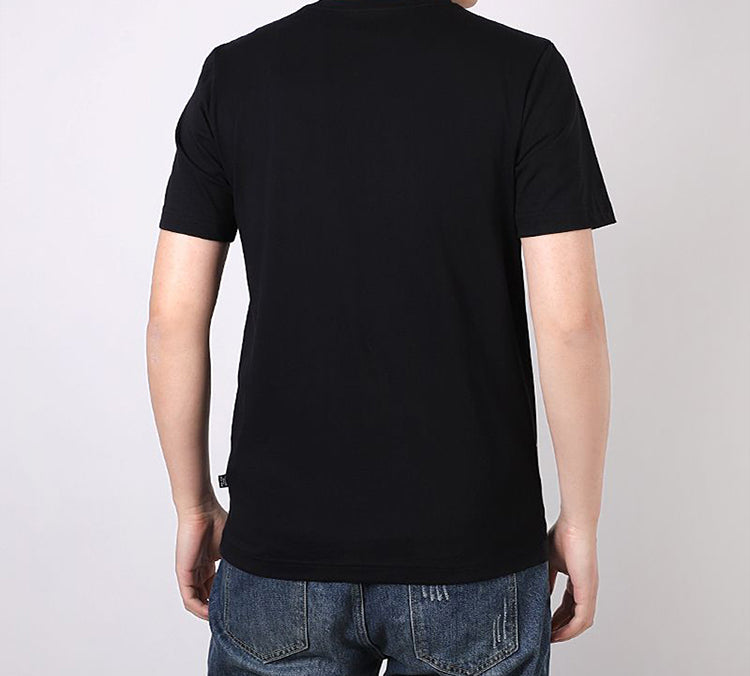 PUMA Big Logo Printed Short Sleeve TEE Black/Gold 586464-60