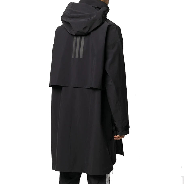 adidas MYSHELTER PARKA Outdoor Sports Hooded Jacket Black FI0597