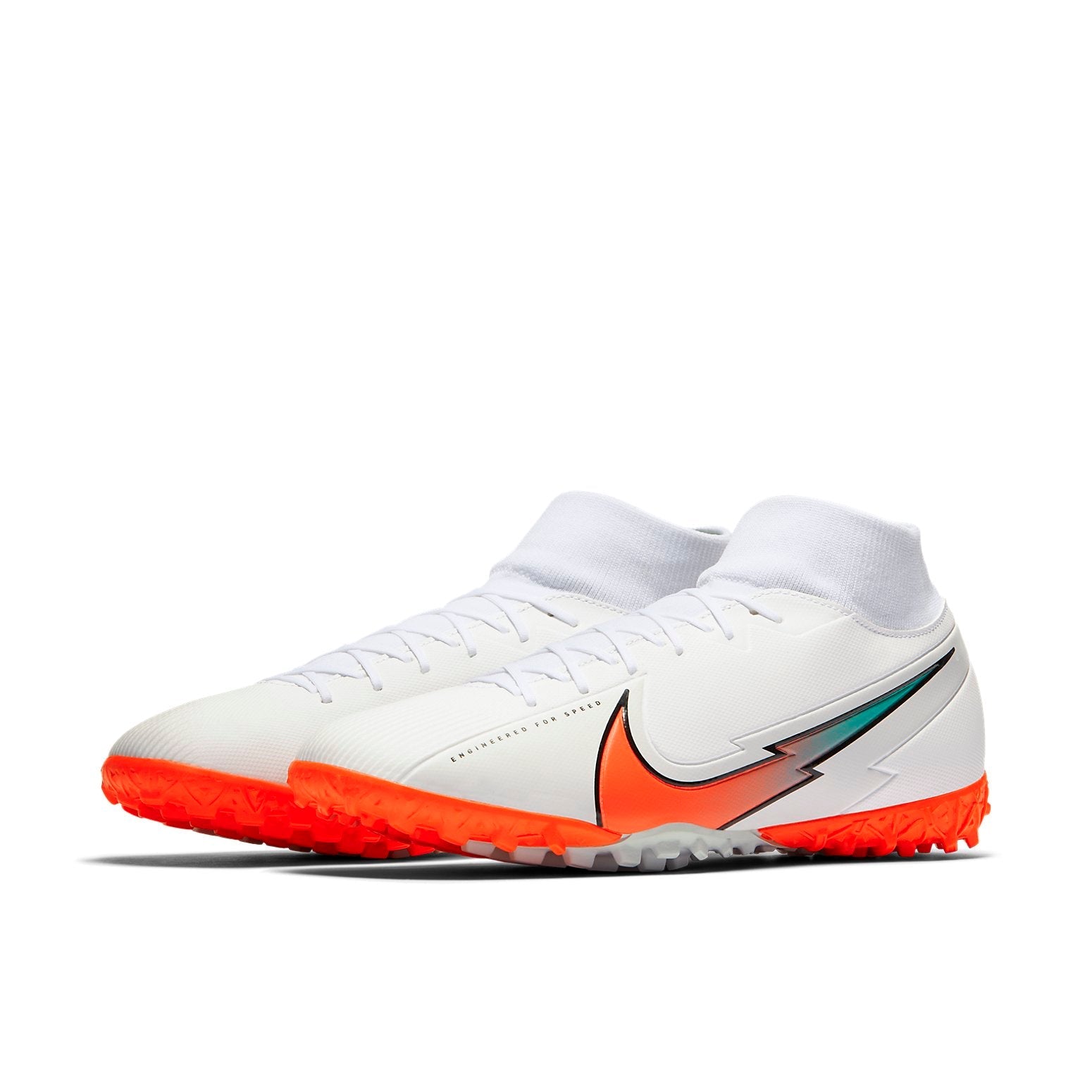 Nike Mercurial Superfly 7 Academy TF 'White Crimson Jade' AT7978-163