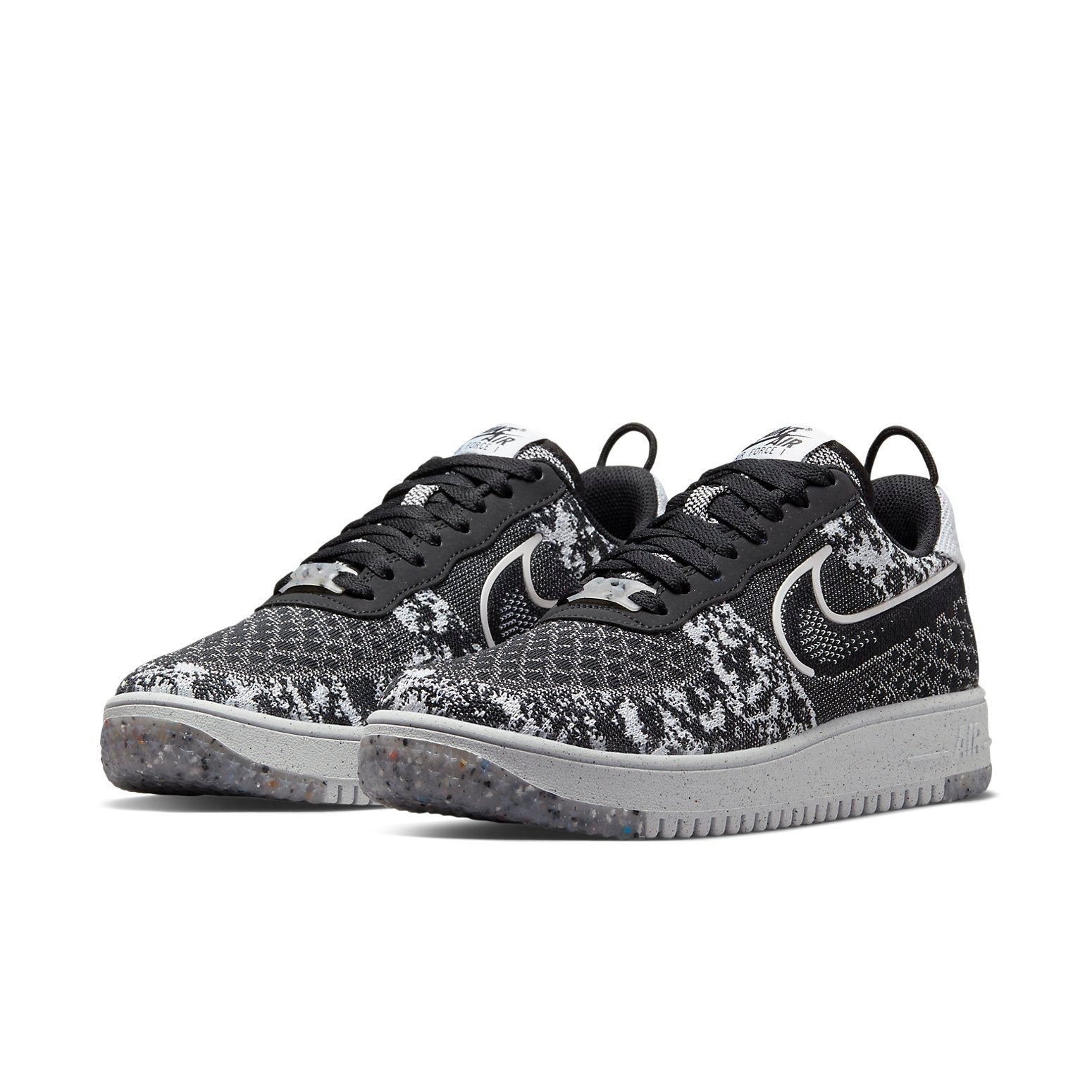 Nike Air Force 1 Crater Flyknit Next Nature 'Black White' DM0590-001