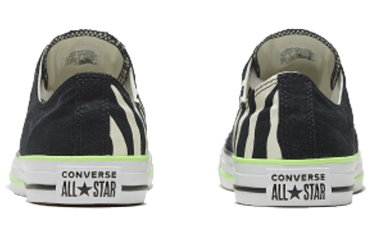 Converse Chuck Taylor All Star 'Black Zebra Print Neon Green' 167667C