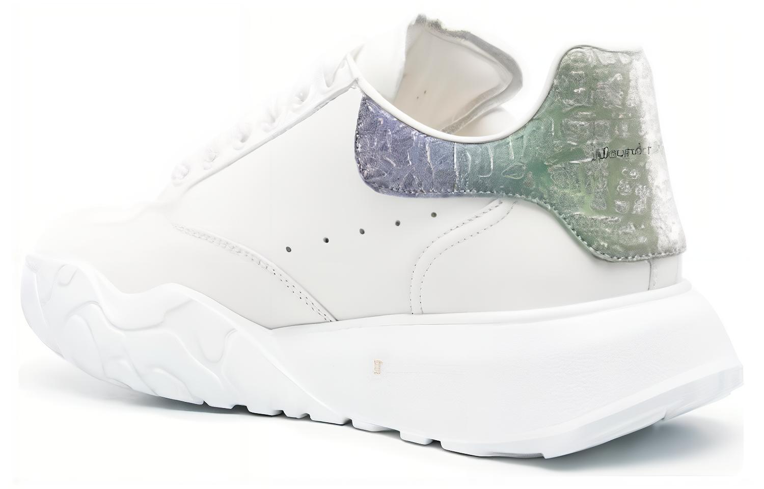 (WMNS) Alexander McQueen Court Sneakers 'White Multi' 733025WID619487