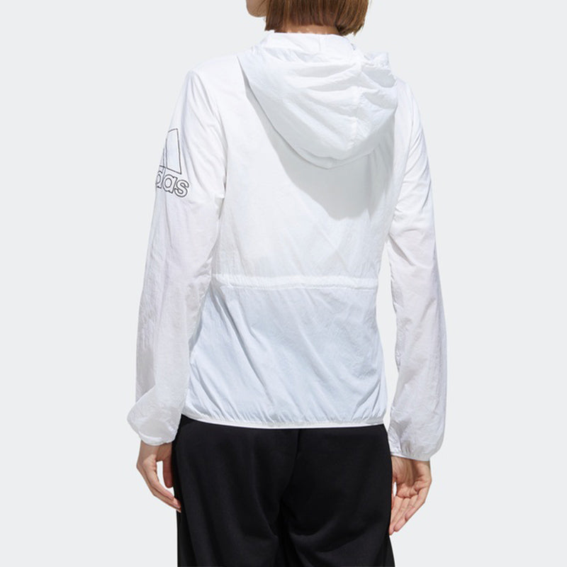 (WMNS) adidas hooded Woven Jacket White FT2862