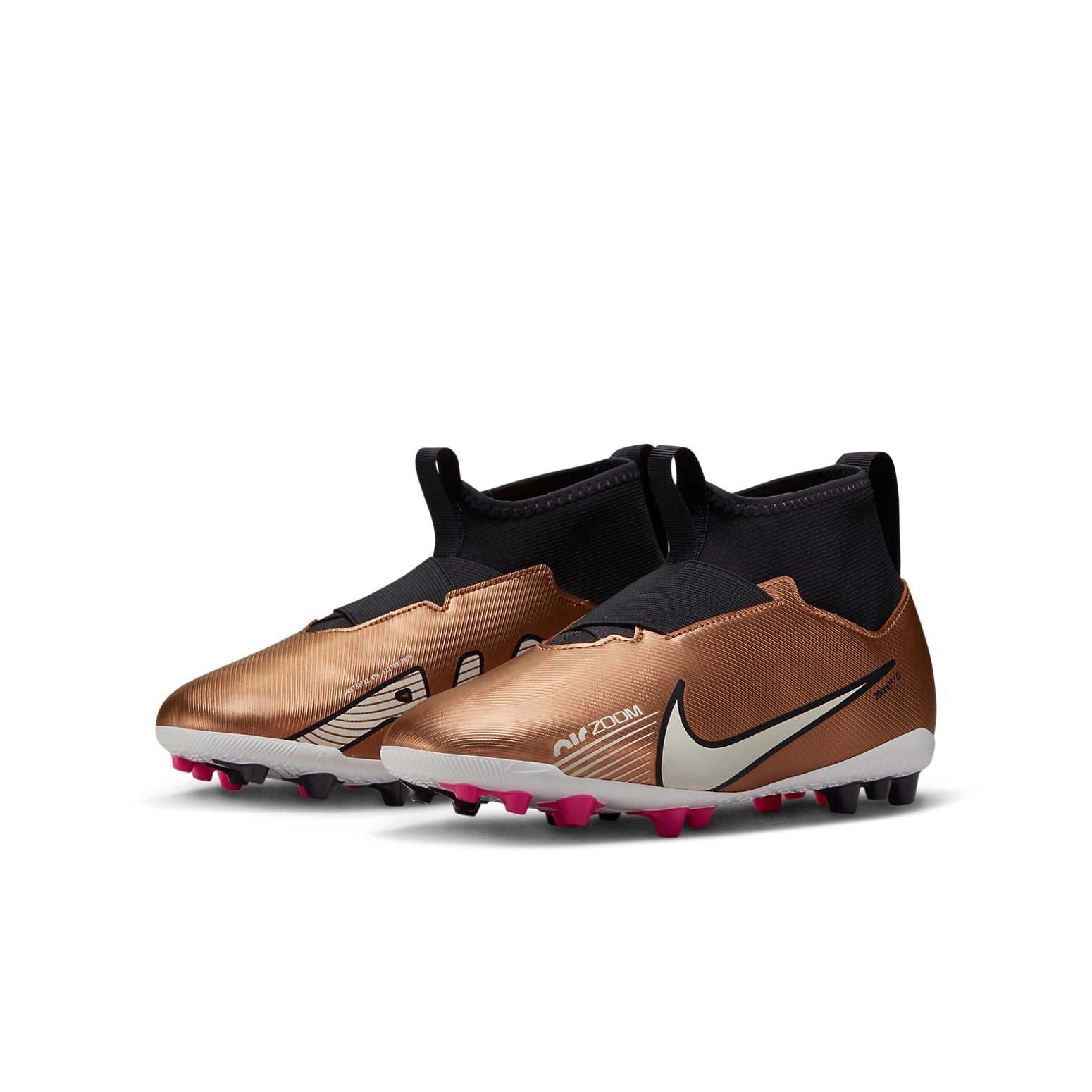 (GS) Nike Jr Mercurial Superfly 9 15 Academy AG 'Bronze Black White' DR6043-810