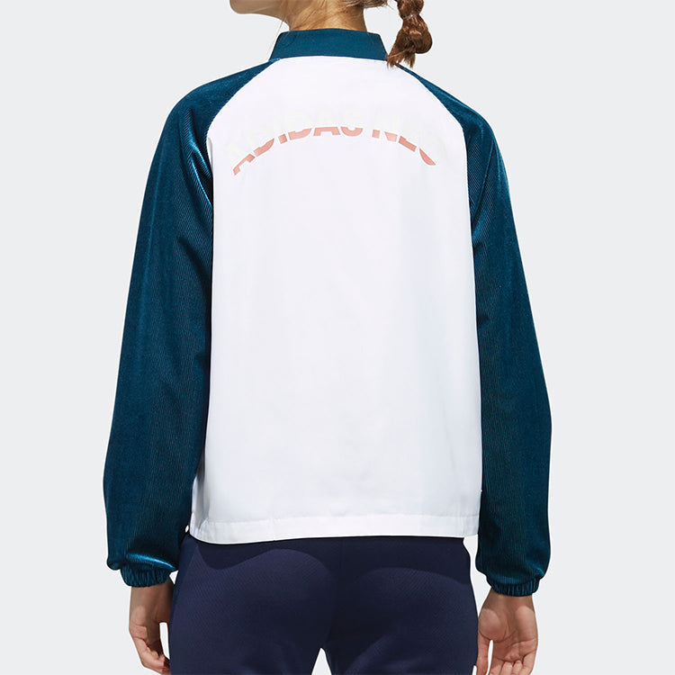 (WMNS) adidas neo Letter Printing Jacket White FK6921