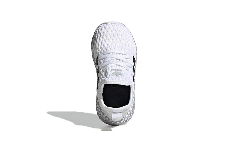 (TD) adidas originals Deerupt Runner 'White Black' F34298